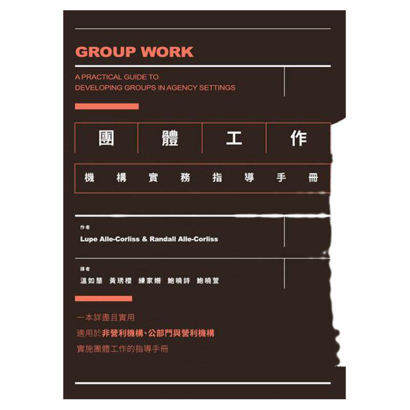 预售【外图台版】团体工作：机构实务指导手册