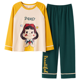 睡衣女春秋款薄款长袖可爱公主风韩版套装女可外穿夏秋冬季家居服