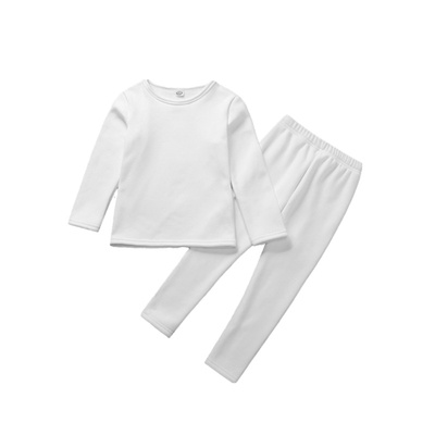 加绒保暖内衣儿童春秋