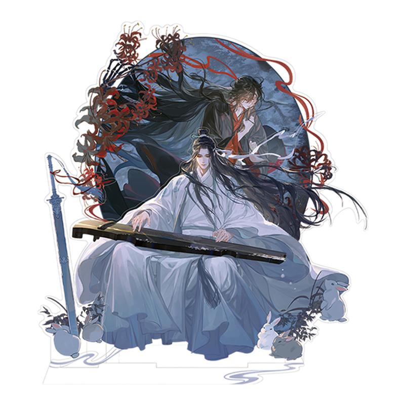 觅星社魔道祖师正版周边梦回溯系列魏无羡吧唧色纸台卡立牌明信片