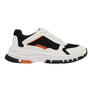 GEOX杰欧适2025秋冬男鞋舒适百搭拼接圆头运动低帮时尚休闲鞋