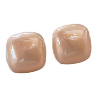 小方糖珍珠耳钉女轻奢高级感气质精致耳饰独特绝美耳环925纯银针