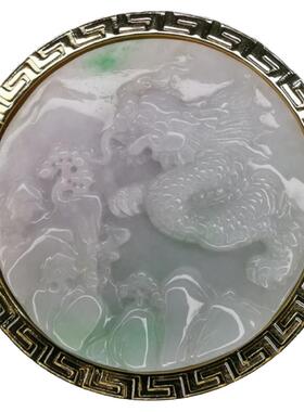 鳄鱼正品翡翠不锈钢镶嵌皮带扣头