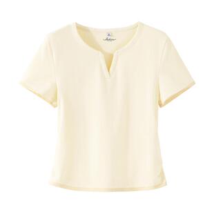 班尼路鹅黄V领短袖T恤女2026春夏新款小个子收腰显瘦短款半袖女N