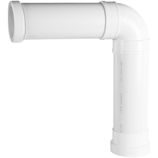 160/180pvc管厨房油烟机排烟管下排水管烟道弯头三通接头管材配件