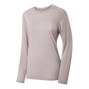ECCO爱步长袖女运动美利奴羊毛速干衣打底衫女正肩T恤女ES253T028