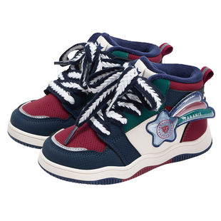 泰兰尼斯童鞋冬季新款儿童板鞋男童防滑运动板鞋女童加绒保暖鞋子