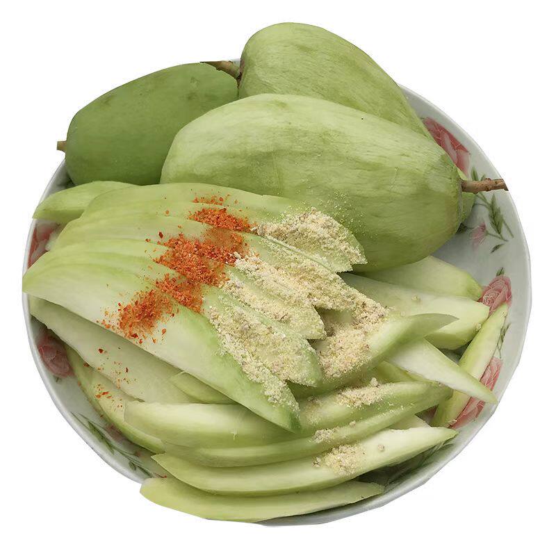 酸爽开胃广西酸脆生吃芒果