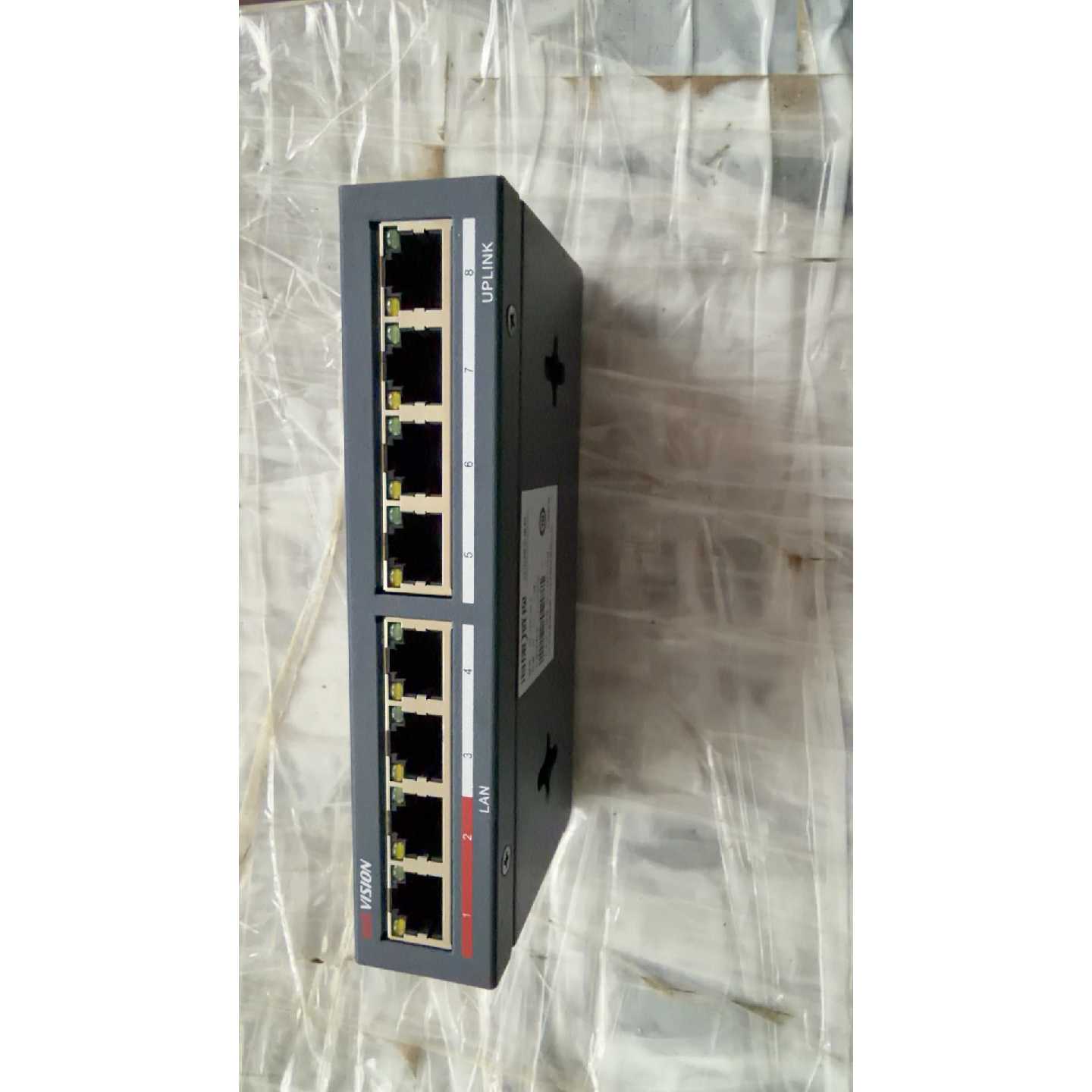 【请询价】海康威视8口以太网交换机型号DS3E0108E铁壳