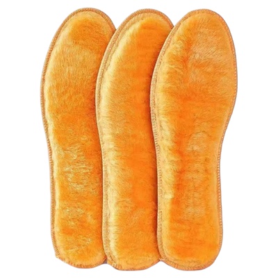 冬季舒适保暖毛绒棉鞋垫毛毡鞋垫男女防臭吸汗透气加绒雪地靴鞋垫