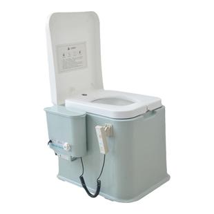 老人移动马桶家用电动冲水室内塑料坐便器卧室座便椅移动智能马桶
