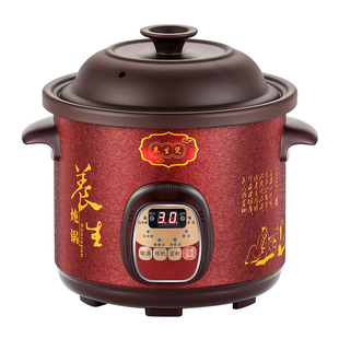 全自动电炖锅陶瓷煲汤沙锅家用插电熬粥煮粥神器多功能养生紫砂锅