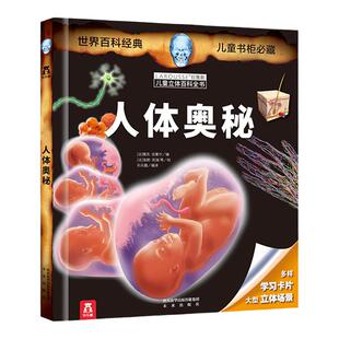 人体奥秘-拉鲁斯儿童立体百科全书-乐乐趣科普百科全书-3D立体书-翻翻书-课外知识辅导书-科普书籍-儿童读物-小学读物