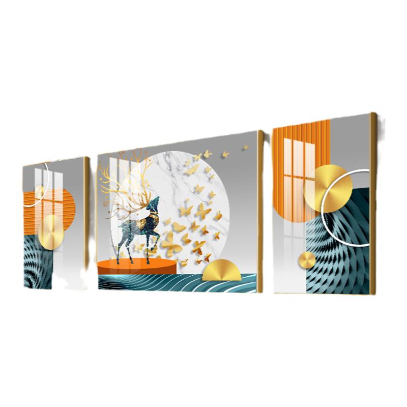 福禄吉祥石头抽象风图形装饰画