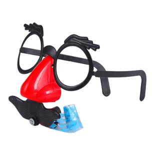 招生儿童节吹胡子瞪眼小丑眼镜吹龙口哨生日搞怪整蛊小玩具小礼品