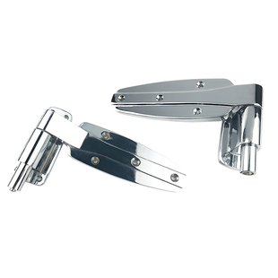 冷库门1238升降型凹凸平门锌合金铰链冰柜门工业烘箱加长重型合页