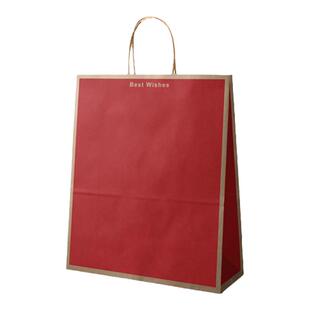 定制牛皮纸袋手提袋服装店购物袋烘焙打包袋礼品袋包装袋红色袋子