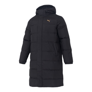 600蓬PUMA彪马长款羽绒服男女25冬季男士连帽情侣大衣外套692851