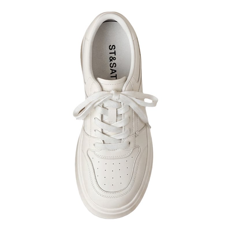 星期六厚底增高小白鞋女不累脚
