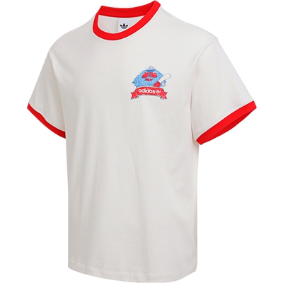 adidas阿迪达斯三叶草男子LIONS TEE运动休闲短袖T恤KF9606