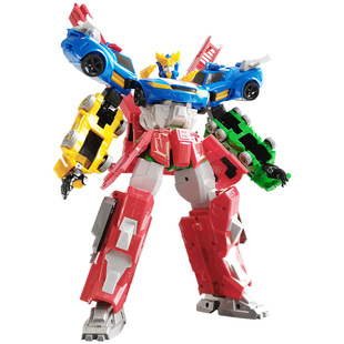 聚合超变战神变形联盟变形机器人机甲儿童玩具男孩变形金刚风格