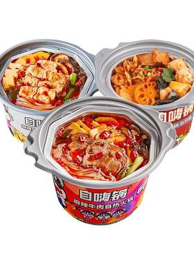 自嗨锅麻辣牛肉肥牛冻干大火锅
