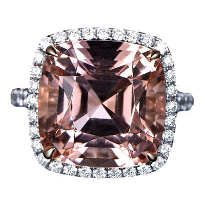 珠宝克拉贵重摩根石戒指