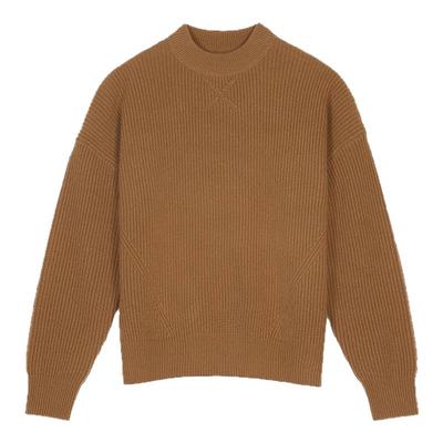 针织打底衫鹿王半高领加厚宽松