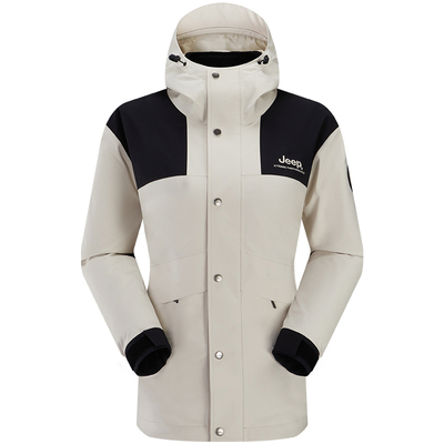 Jeep冲锋衣女款三合一防水外套