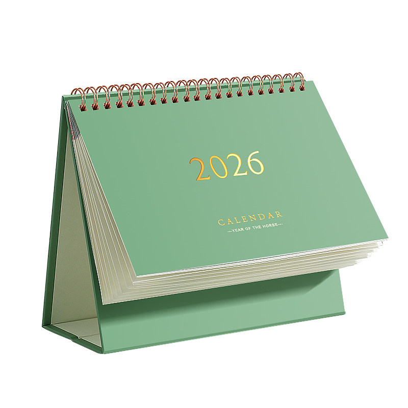 2026年新款简约台历日历计划本