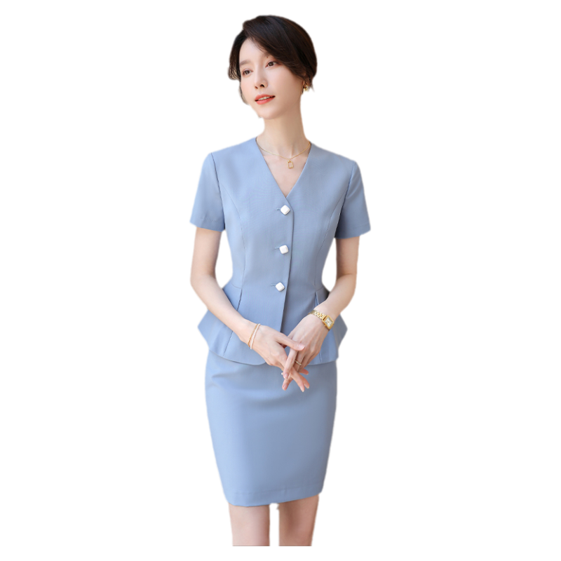 诗璐雅气质通勤职业装女裙套装