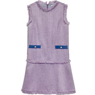 JessicaRED杰西卡连衣裙新款秋收腰显瘦气质软呢女裙804273