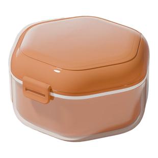 牙套盒子便携带浸泡清洗假牙正畸牙齿矫正器隐形牙套保持器收纳盒