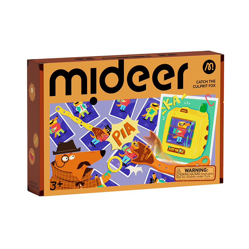 mideer弥鹿寻找嫌疑狐儿童侦探游戏亲子桌游思维益智玩具生日礼物