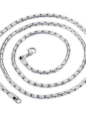 钛钢男士时尚情侣配饰嘻哈项链