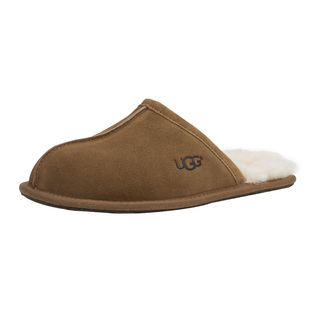 UGG 男士居家拖鞋包头羊毛保暖毛皮柔软舒适毛毛拖1101111