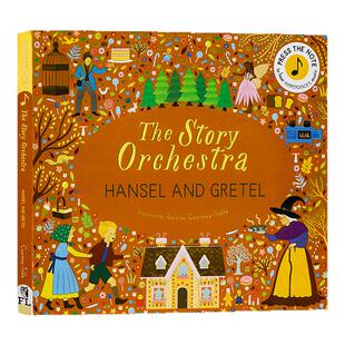 The Story Orchestra 小猫头鹰社管弦乐队糖果屋音乐故事发声书英文原版绘本  Hansel and Gretel 儿童活动玩具书 音乐绘本有声书
