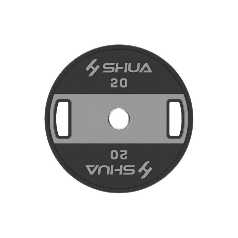 舒华（SHUA）SH-G系列 杠铃片组合大孔胶片家用健身房专业力量