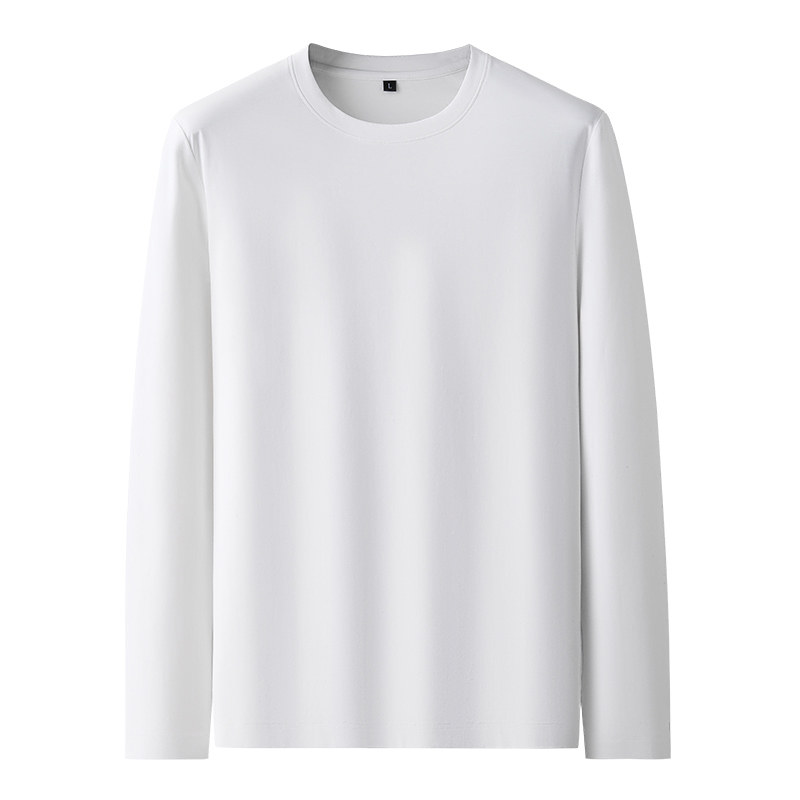 白色长袖T恤男士大码春秋款