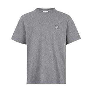 Maison Kitsune男狐狸机缝章全棉短袖T恤男士2026年新品推选XY