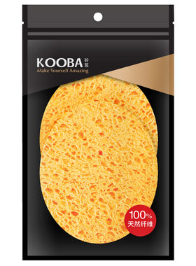 KOOBA谷芭洗脸扑天然纯木浆