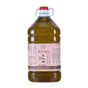 藤椒油家用四川特产麻油特麻大桶商用5升鳞叶龙胆王府总管面料