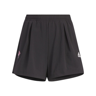 Adidas阿迪达斯儿童夏季透气梭织运动休闲短裤五分裤JF3864