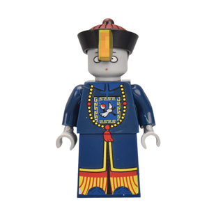 中国积木古代僵尸拼装人仔林正英电影人偶模型摆件男孩子绝版稀有