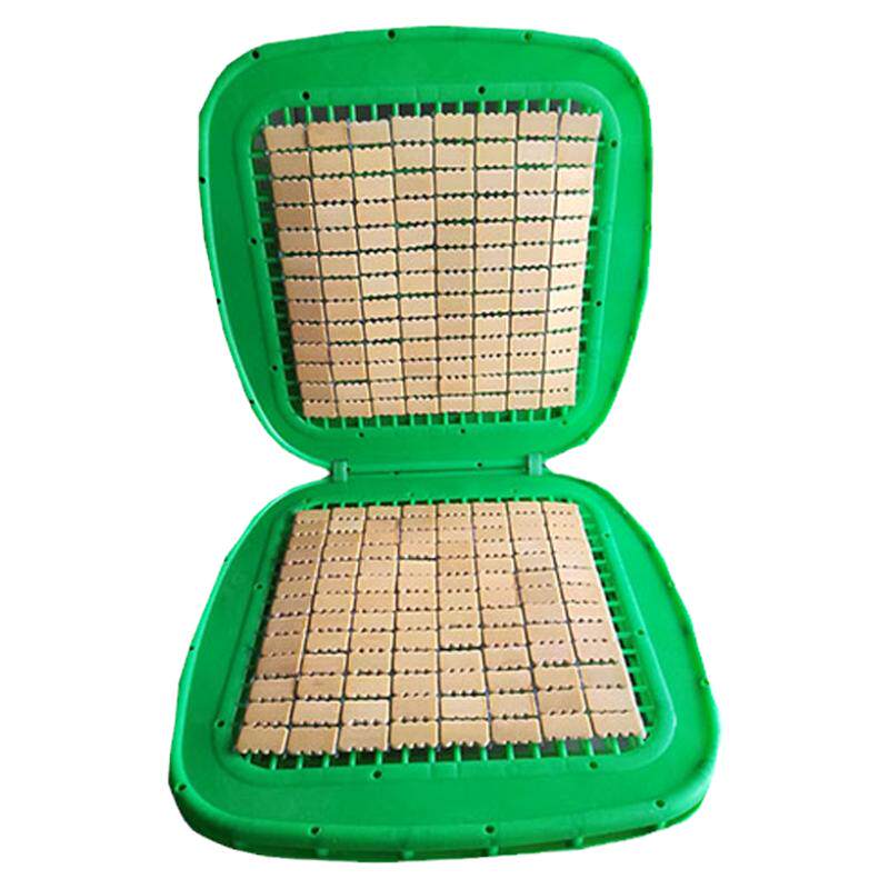 叉车坐垫双层塑料拱腰透气铲车挖机电动叉车双层隔热隔水塑胶坐垫