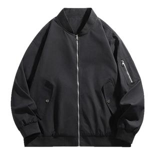 棒球服男款夹克男外套男款夏薄款外套2025新款棒港风男装青少年