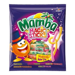 MAMBA魔法棒混合水果软糖140g无添加儿童零食喜糖