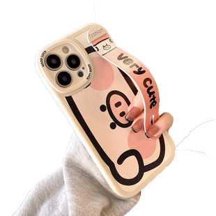 新款适用苹果16手机壳15PROMAX防摔12mini男女高级13硅胶iphonexr全包8plus/14/支架软保护套7腕带全屏绿蛙