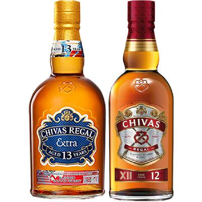 【官方旗舰】芝华士领潮风味系列12年500ml+黑麦桶苏格兰威士忌