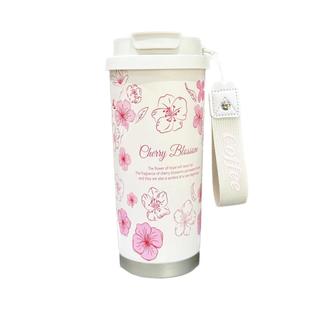 2025新款双饮保温杯女生吸管水杯子便携随行咖啡杯外带高颜值礼物